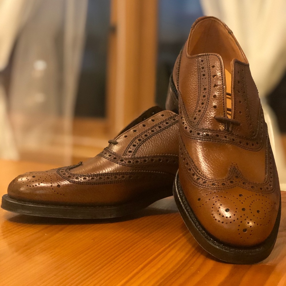 Vintage John Hampton for Woodward’s Wingtip Shoes - Picture 1 of 7